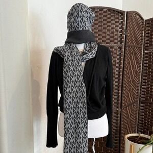 Women's Michael Kors Women's Gray Hat and Scarf Set